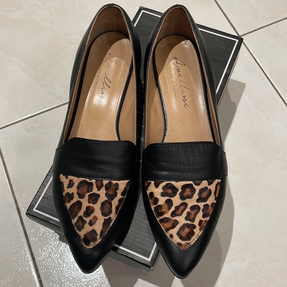 Leopard Print Black Mules - Picture 5 of 5